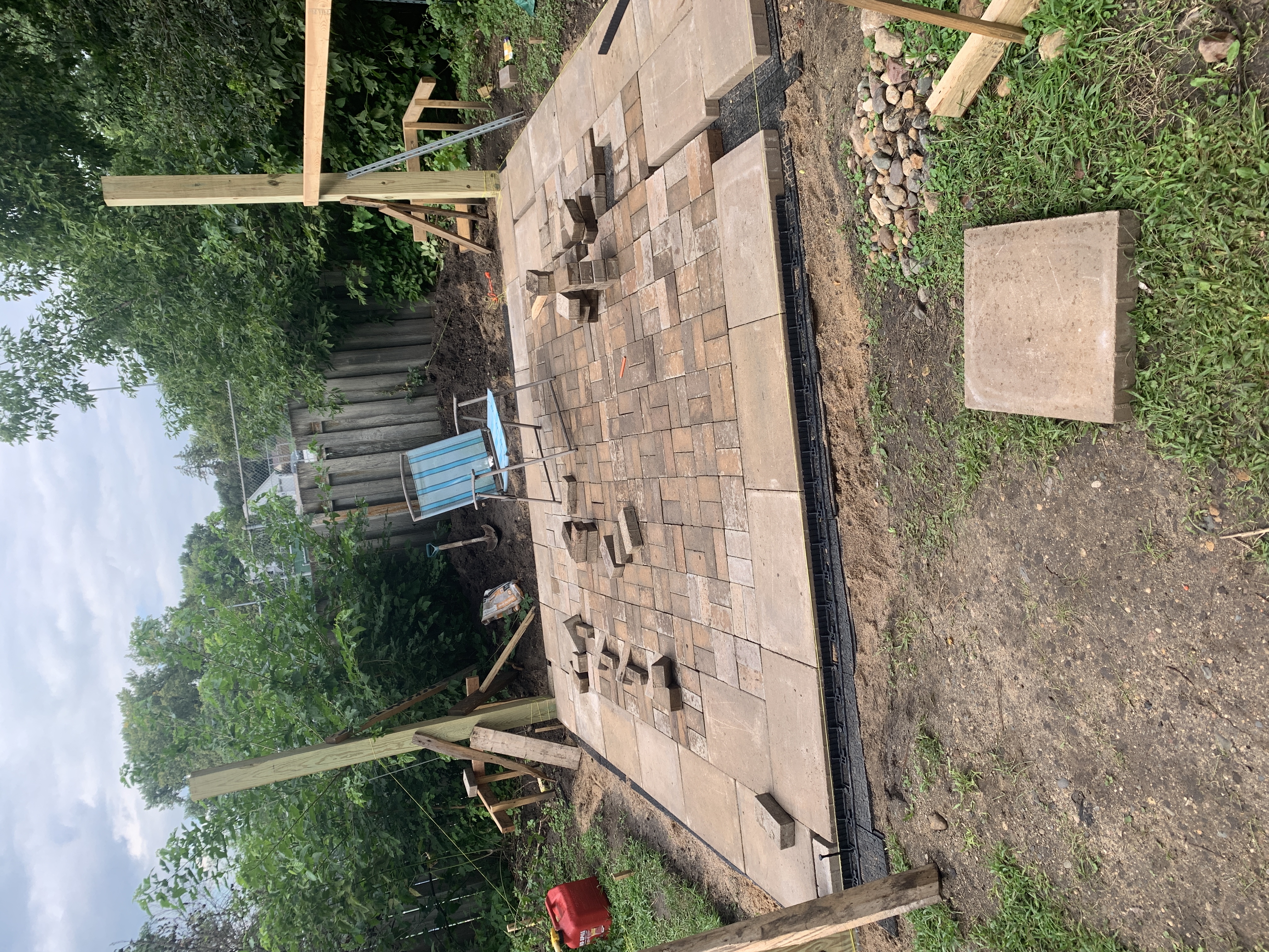 Porch Construction Step 1