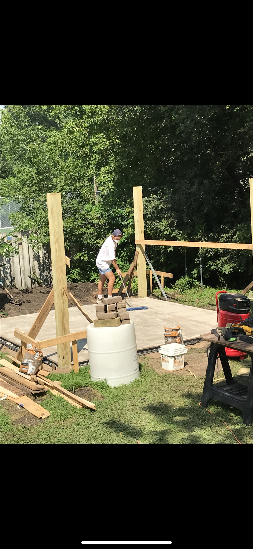 Porch Construction Step 2