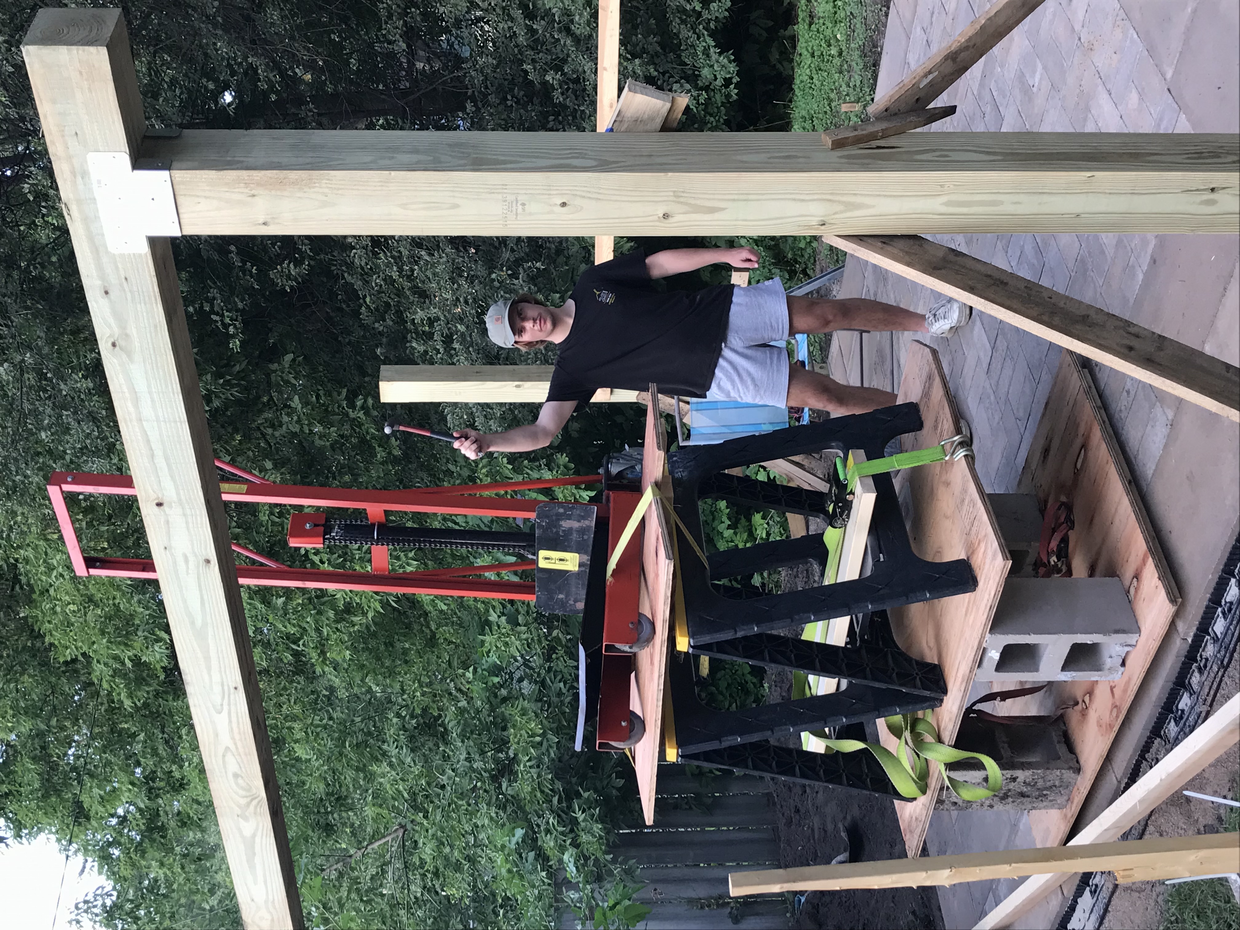 Porch Construction Step 4