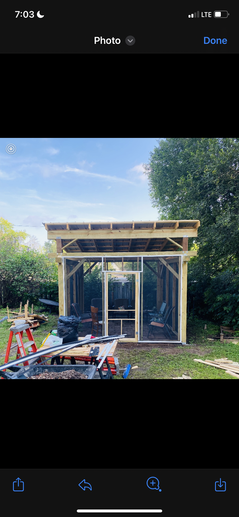 Porch Construction Step 6